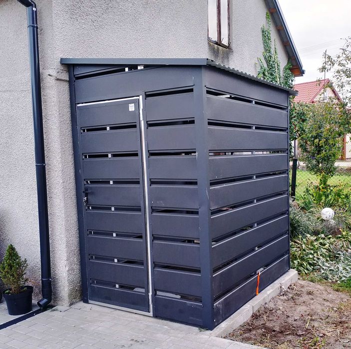 Wiata Śmietnikowa Panelowa 4x1 Okazja