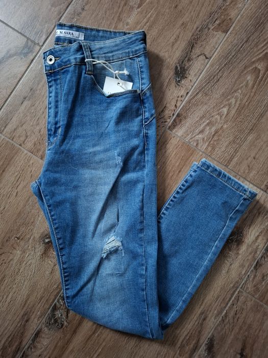 Spodnie jeansy damskie M.Sara 32