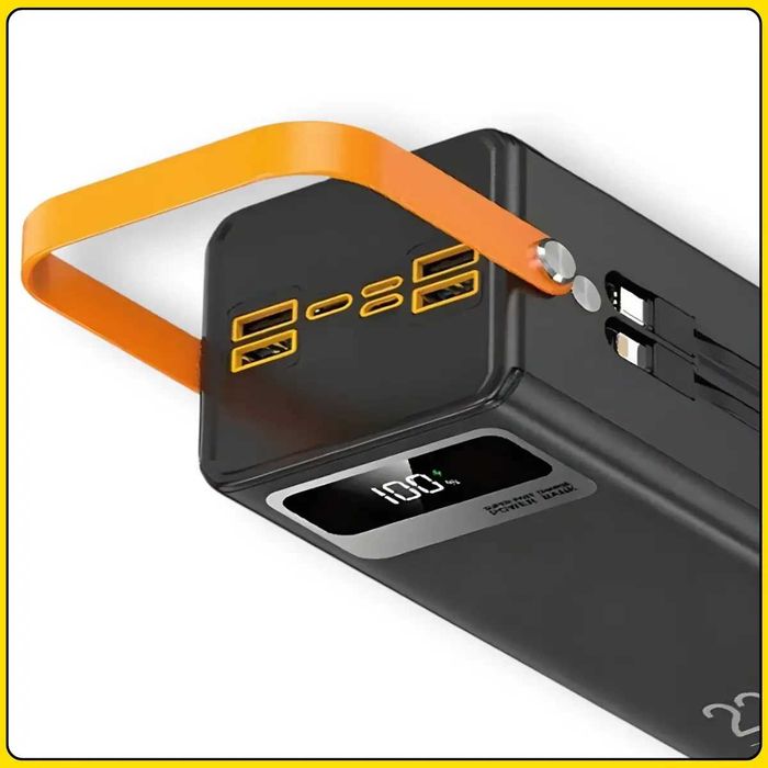 Павербанки Tugii з ліхтарем 80000-30000 мА·г  22,5 Вт, 7 портів