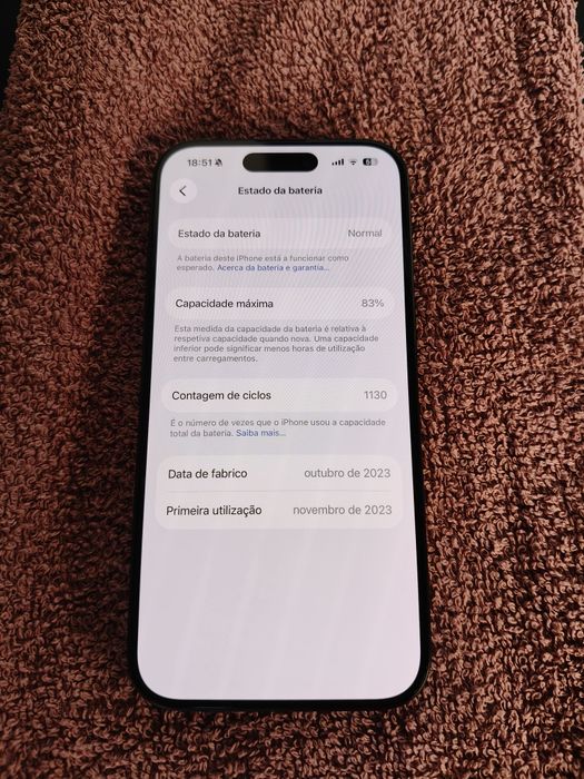 iPhone 15 pro de 256gb com garantia