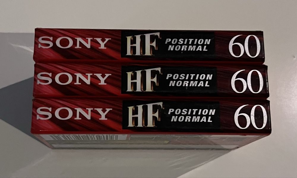 Cassetes audio seladas 60 minutos