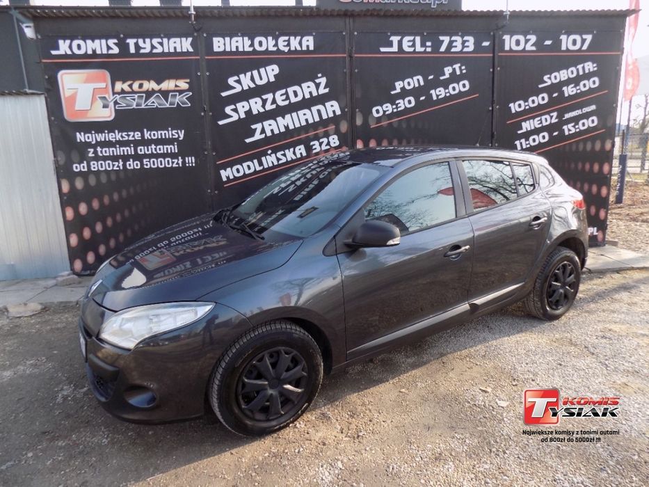 Renault Megane !! BIAŁOŁĘKA !! 1.6 Benzyna + LPG (110 KM), 2010r. prod.! KOMIS TYSIAK