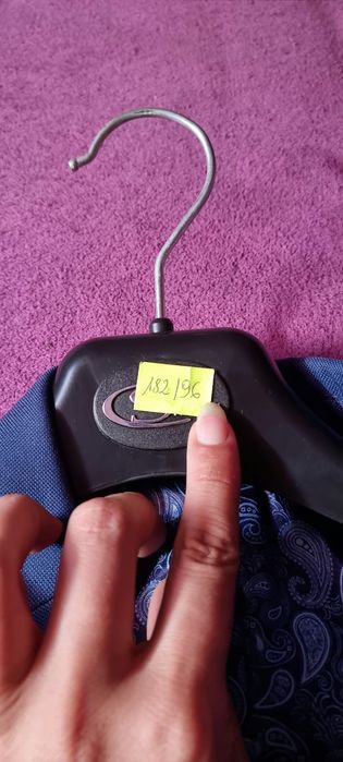 Garnitur męski granatowy NOWY