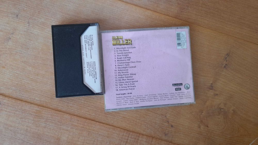 Conjunto 1 Cassete e 1 CD Originais Glenn Miller