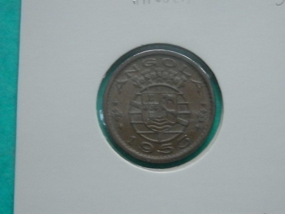 1258 - Angola: 50 centavos 1953 bronze, por 4,00