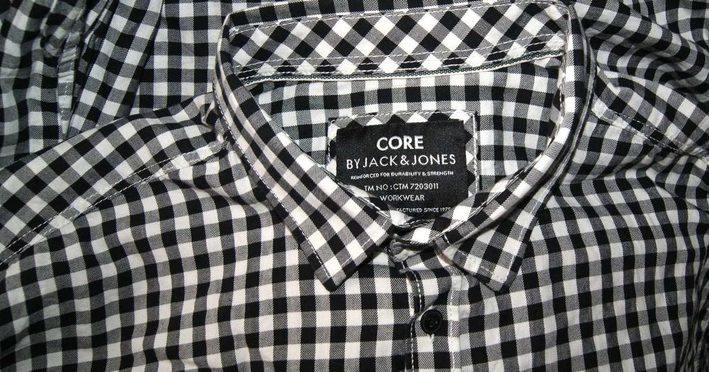 core by JACK JONES roz.XXL koszula męska ,bawełna jak nowa w kratę