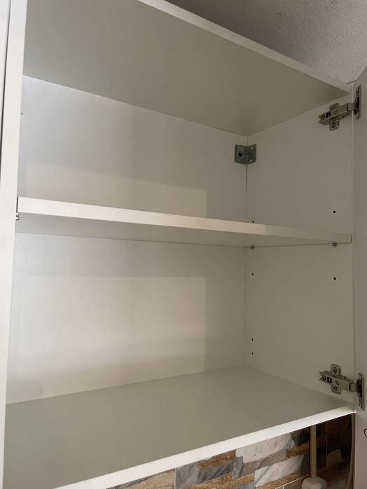 Armario parede c/ porta, branco 60*60cm