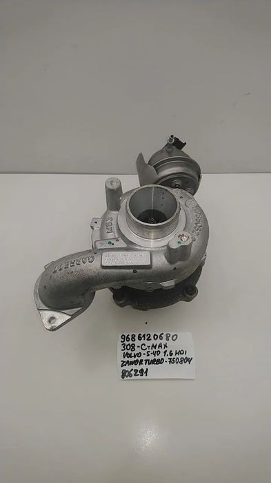 TURBINA 1.6 HDI 112KM 114KM 115KM 116KM 308 C-MAX S40 9686120680 806291