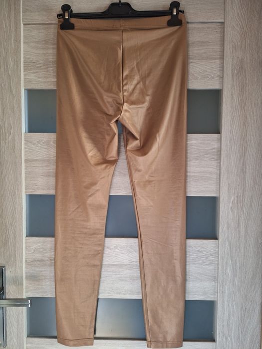 Leginsy w kolorze złotym Rainbow 36/38