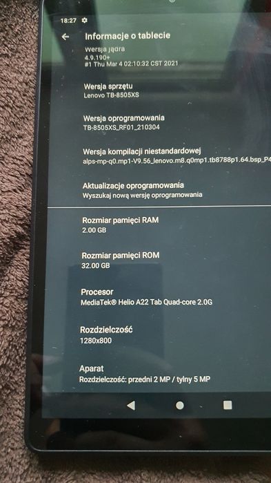 tablet Lenovo M8 LTE idealny stan YouTube bez reklam