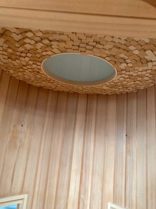 Sauna Wandex kabina fińska 1-2 osobowa sucha ZEWNETRZNA nowy piec 230v