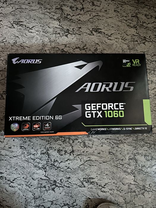Видеокарта AORUS Geforce GTX 1060 6gb