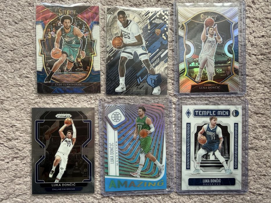 NBA картки (Luka Doncic, Curry, Giannis, RC, автограф) Topps Panini