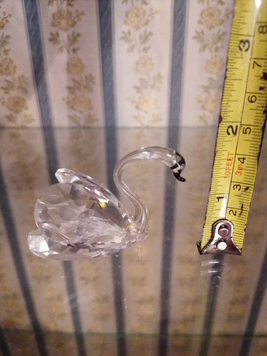 Par de Cisnes de Cristal Swarovski