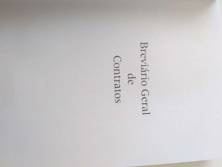 Breviário Geral de Contratos