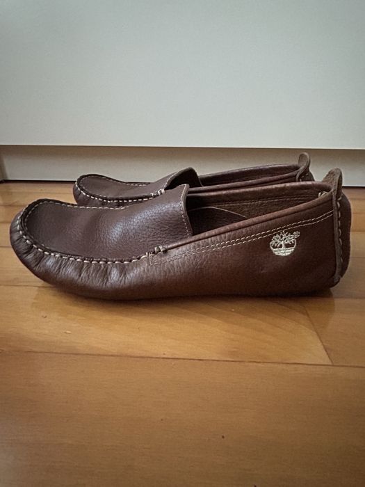 Sapato Mocassins Timberland pele