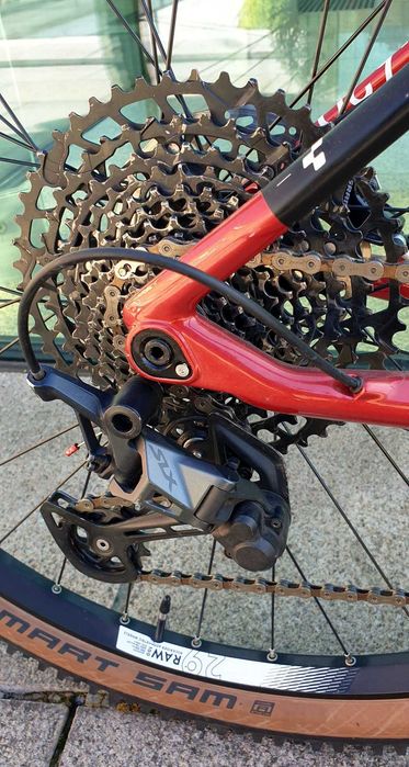 Ognista moc MTB Cube Reaction C:62, carbon, Rock Shox Revelation, Shimano SL, Sram Guide