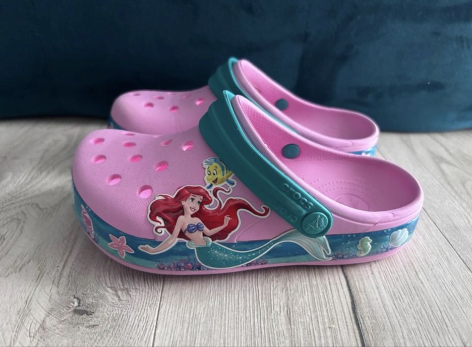 Crocs Disney Syrenka J3 w idealnym stanie
