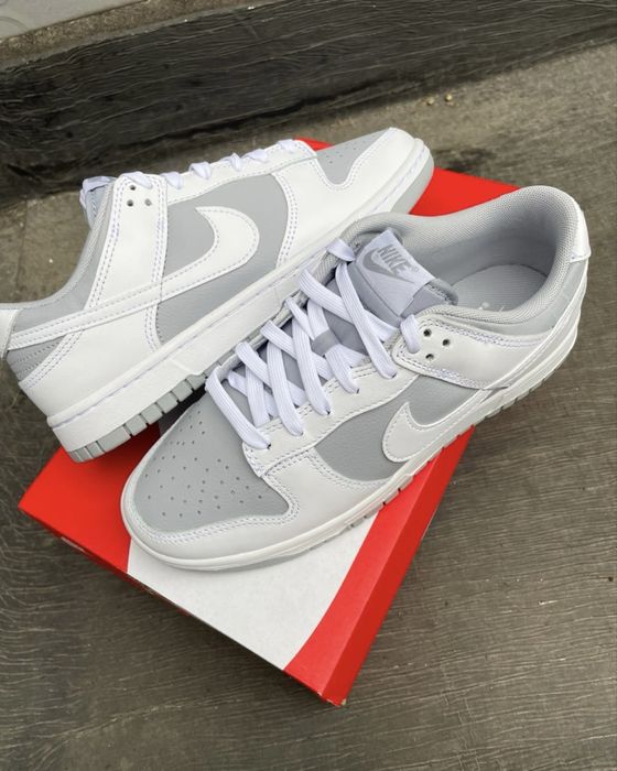 Кросівки Nike Dunk Low Retro White Grey Найк Данки Ретро сірі білі