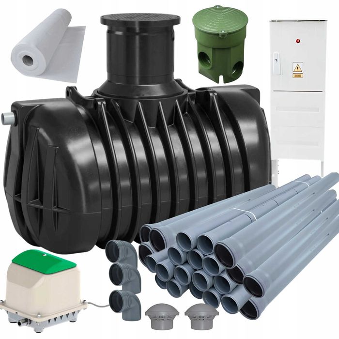 Oczyszczalnia Ścieków Przydomowa Różne pojemności Zestawy MarsePlast