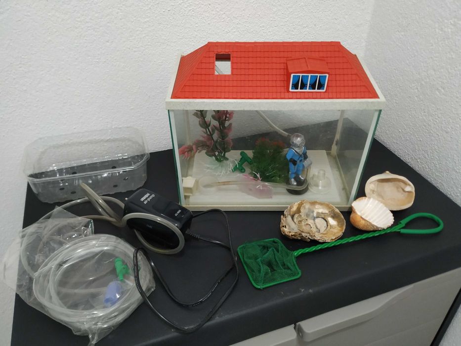 Aquário com 5L de capacidade