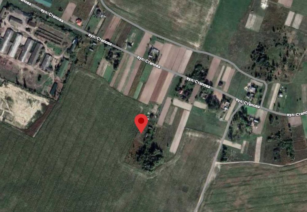 Продаж земельної ділянки 64 сот. с.Піддубці, 11 км. від Луцька є газ, світло