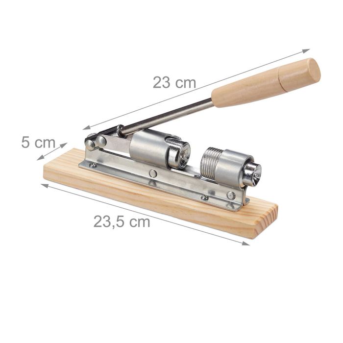 Dziadek do orzechów retro drewniany Relaxdays