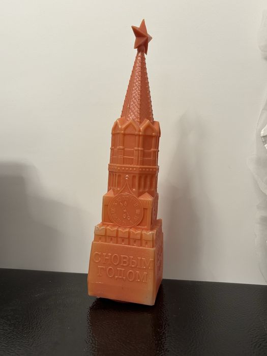 radziecka figurka wieża moskwa kreml rosyjska prl zsrr cccp retro