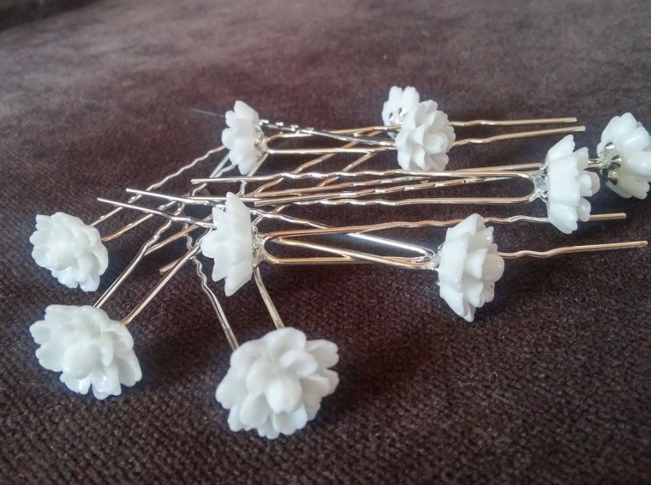 Spinki/wsuwki/szpilki -kok/włosy-biżuteria ślubna i nie tylko