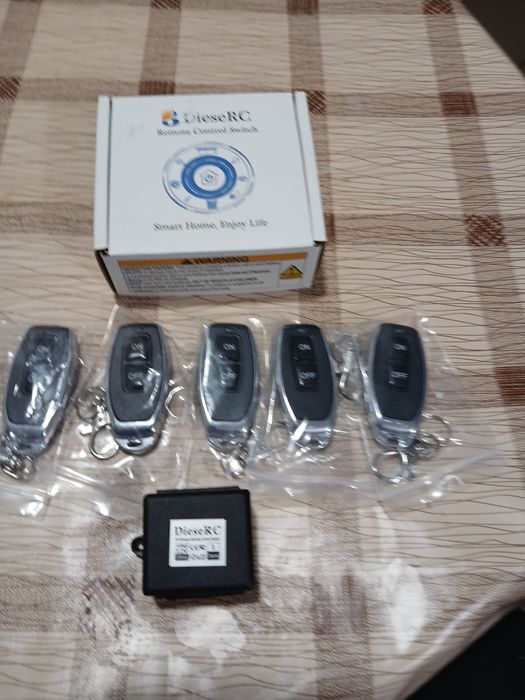 Одноканальный пульт 5 шт с приемником