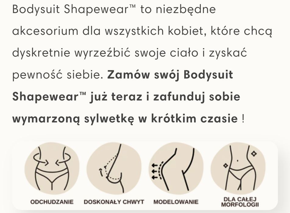 Super modelujące body wyszczuplające  XL NOWE!!