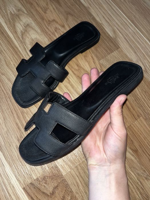 Шльопки hermes oran шльопанці hermes oran