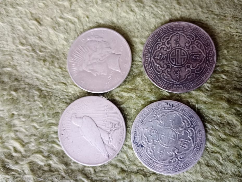 Монеты доллары серебро