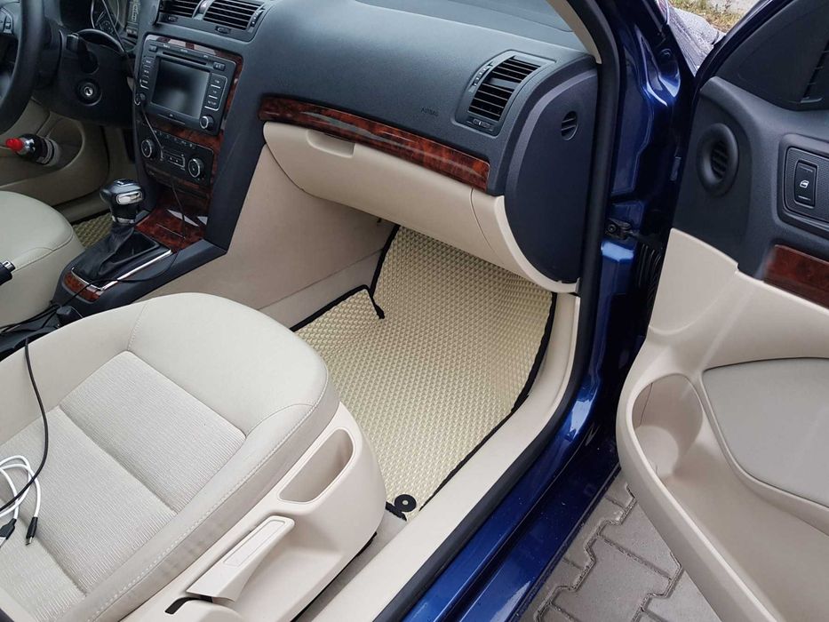 EVA килимки Skoda Octavia A5, коврики в авто, ева килимки, 3д є борти