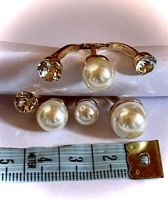 Przepiękny regulowany pierścionek