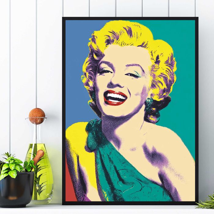 plakat marilyn monroe, modny plakat marilyn monroe na ścianę do pokoju