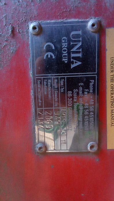 Agregat uprawowo siewny unia ares  siewnik talerzowy poznaniak 3m