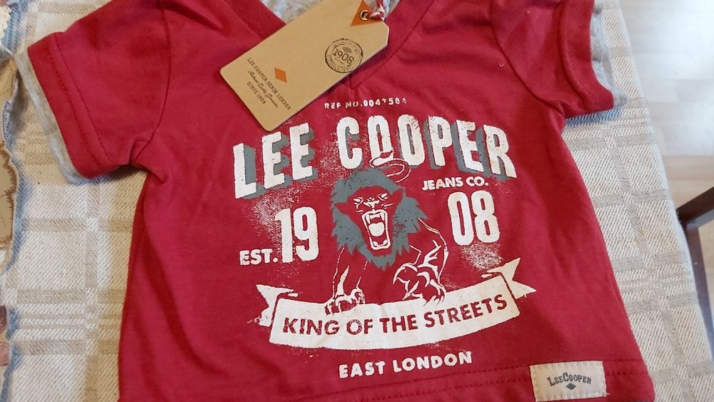 Ubranko chłopięce Lee Cooper spodenki i bluzeczka