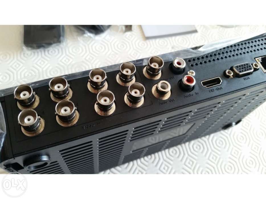 Kit 8 cameras 700 linhas + gravador 8 canais sistema video vigilancia64170814287235123