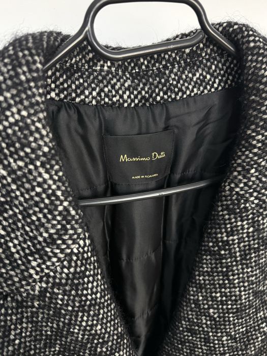 Damski Welniany Plaszcz Massimo Dutti M Cieply