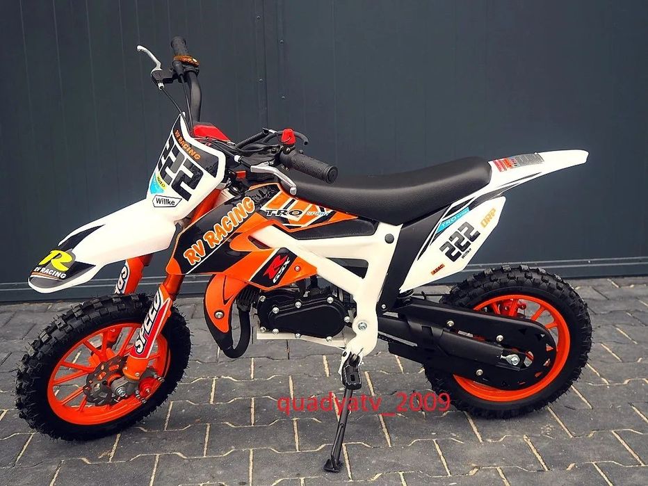 KXD  Mini cross cros kxd 49 cc 50 cc spalinowy motor koła 10 cali pocket