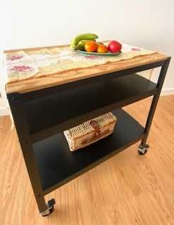Mesa carrinho para cozinha / área de lazer