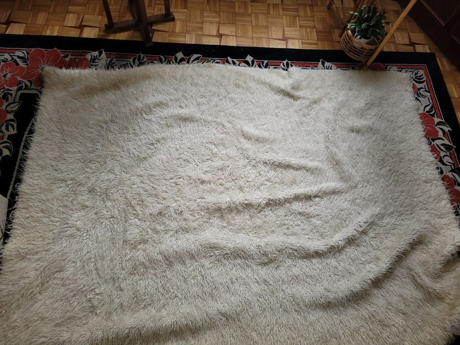 Komplet narzut wełnianych na fotele i kanapę, 100% wełna.

2 x narzuta