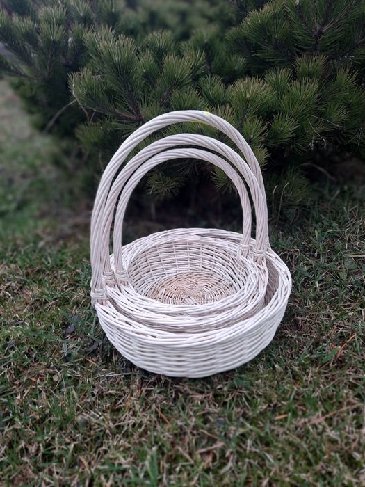 Пасхальні кошики З відбіленоі лозитільки опт