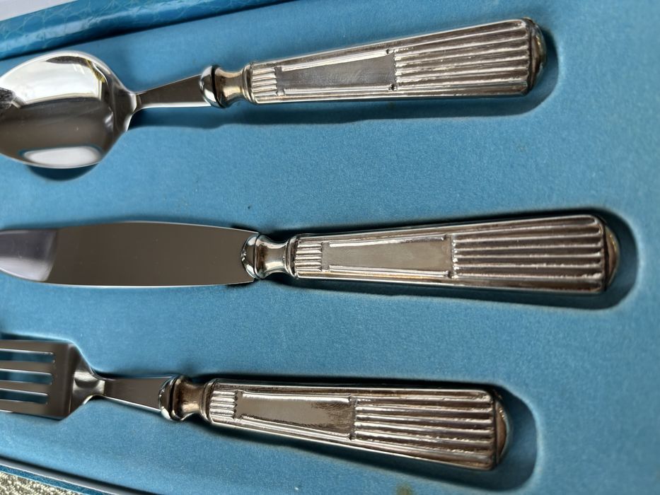 Talheres criança em prata com estojo