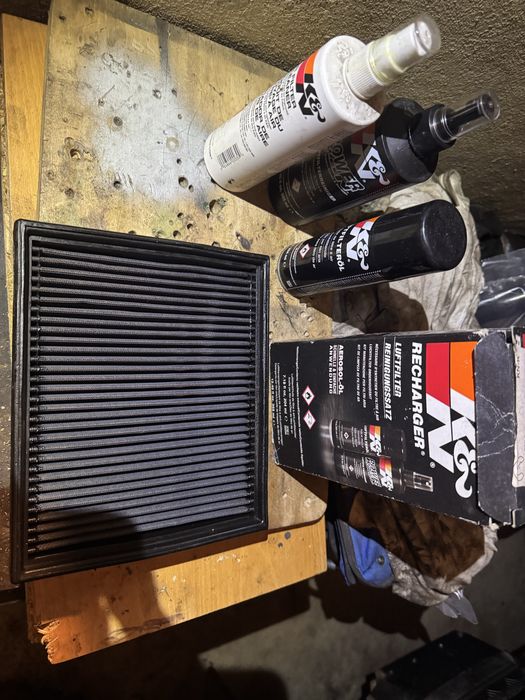 K&N land rover defender td5 upgraded air filter