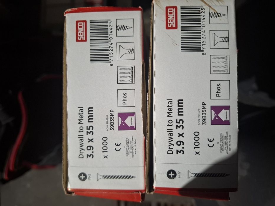 Senco wkrety na taśmie 2 opakowania 2tys sztuk