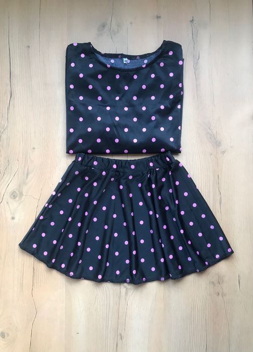 набір дитячий лосины туника юбка танцы гимнастика спорт костюм