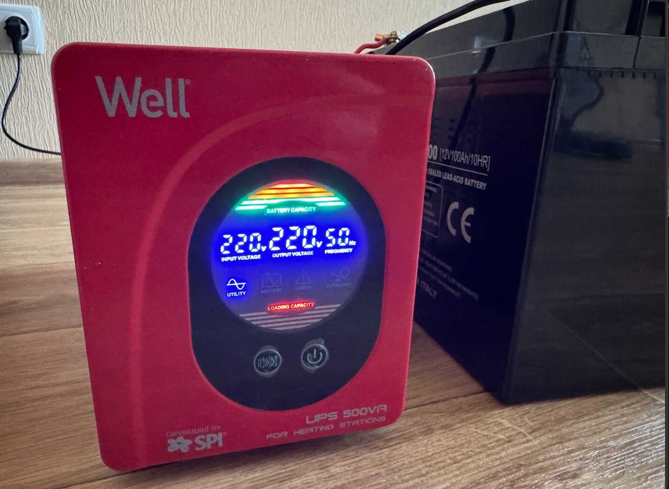 ИБП 500 Вт с чистой синусоидой под внешний аккумулятор