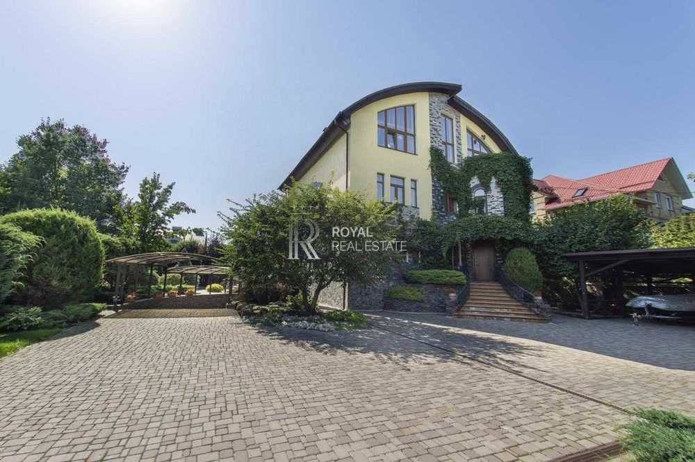 Продаж Будинок Святопетрівське Києво-Святошинський район 6 кімнат 529 м² 24 сотки Ремонт Камін Баня Ландшафтний дизайн
